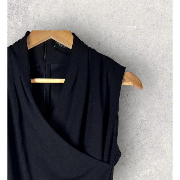 Lauren Ralph Lauren Black Sleeveless Blouse - Picture 2 of 8